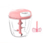 Mini  Powerful Meat Grinder Garlic Press Ginger Grinding Vegetable Cutter Hand-power Food Chopper Mincer Mixer