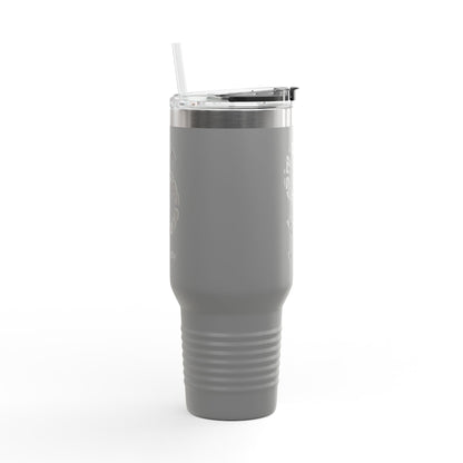 Hustle More Less Coffee Insulated Travel Mug 40oz | Tumbler