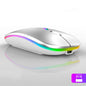 Ultra-thin Wireless Colorful Luminous Charging Mouse