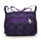 Casual Waterproof Nylon Printed Middle-Aged and Elderly Shoulder Bag Simple Cloth Bag Messenger Bag