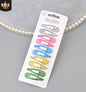 Children's water drop BB clip 5 cm solid color thick BB clip star love printing BB clip Liu seaside clip