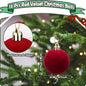 Plucked Silk Ball Christmas Decoration