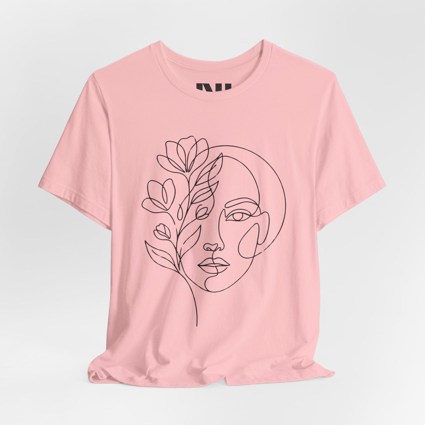Floral Face T-Shirt