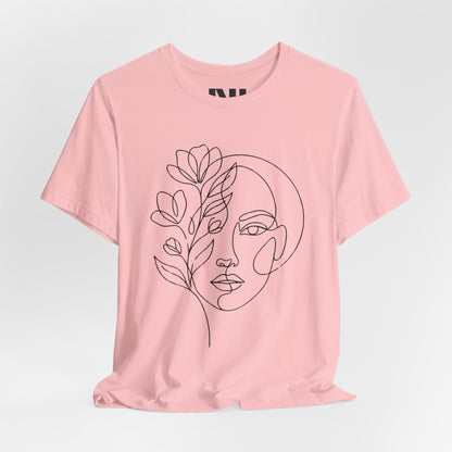 Floral Face T-Shirt
