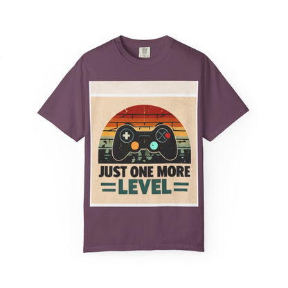 Retro Video Game Controller Just One More Level T-Shirt | Gamer Tee