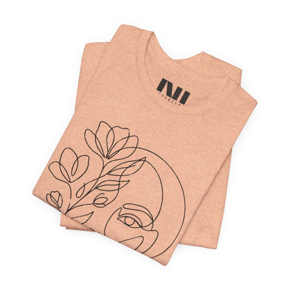 Floral Face T-Shirt