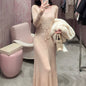 Acetate Cashmere Wool Soft, Draping Knit Dress