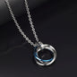Hip Hop Titanium Steel Chain Necklace - Black O Chain 60cm - Men's Fashion Jewelry