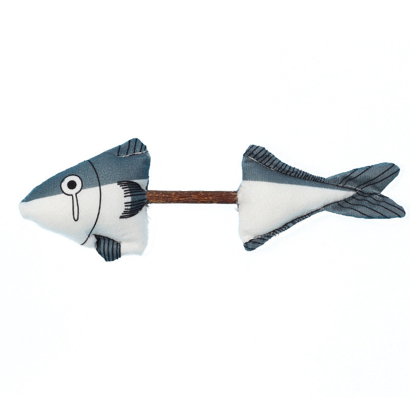 Catnip Fish Molar Rod Toy Relieving Stuffy And Scratch-resistant