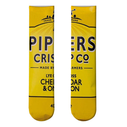 Potato Chips 3D Printed Socks Leshi Odd Zero Food Heat Transfer Stockings Printing Personality