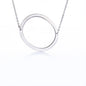 Fabulous Rose Gold Plated Stainless Steel Initial Letter Pendant Necklace