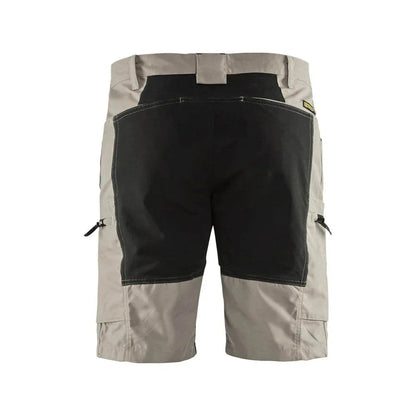 Blaklader 1449 Service Industry Work Cargo Stretch Shorts Stone/Black 33" Waist