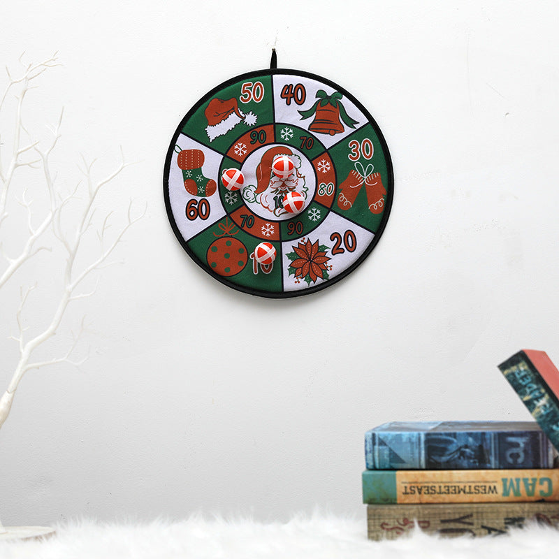 Christmas ornament toy ball dart board