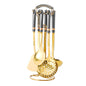 Stainless Steel Kitchen Utensils with Ceramic Handles