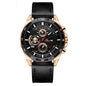 Men's Business Calendar Waterproof Quartz Watch - Multifunctional Casual Timepiece