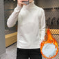 Turtleneck Sweater Plus Velvet Knitting Trend Of Self-cultivation All-match