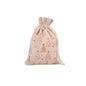 Snowflake Elk Candy Cotton Linen Packaging Bag