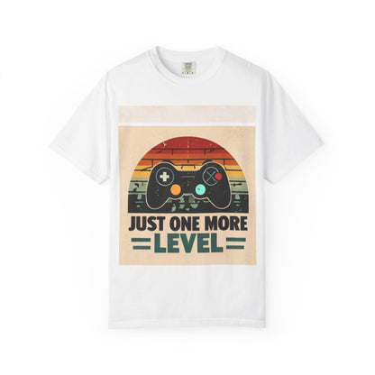 Retro Video Game Controller Just One More Level T-Shirt | Gamer Tee