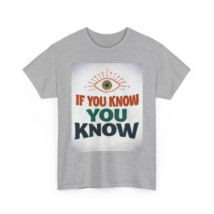 If You Know You Know Retro Eye Tee | Vintage Graphic T-Shirt