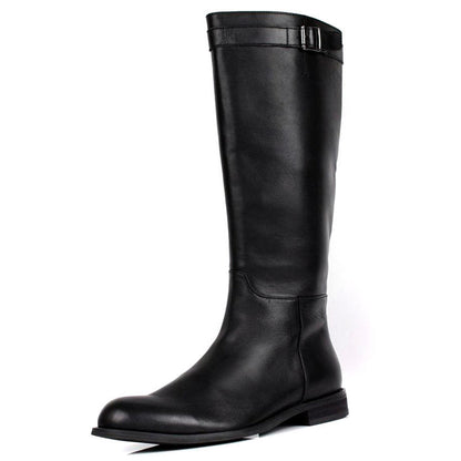 Long cowhide male Martin boots