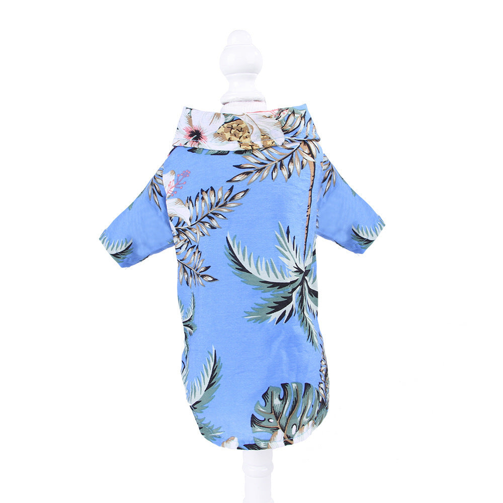 Hawaiian Printed Shirt Small and Medium Teddy Shiba Inu