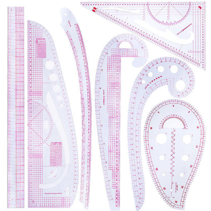 Multifunctional Grading Sleeve Ruler Curve Ruler