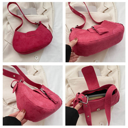 Fashion Trendy Textured One-shoulder Handbag