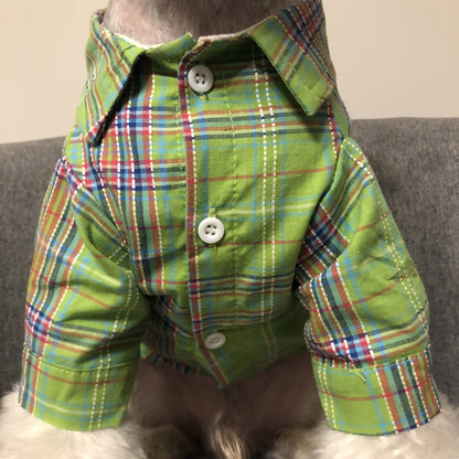 Fadou Schnauzer Teddy Corgi Small and Medium Dog Cat Pet Clothes Jacket