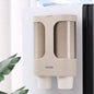 Disposable Paper Cups Dispenser - Wall Mounted Cup Holder for Water Dispenser Kitchen Office