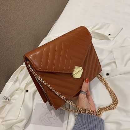 Chain Shoulder Bag Fashion Rhombus Small Square Bag