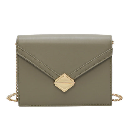 Chain Shoulder Bag Fashion Rhombus Small Square Bag