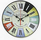 Retro Creative Wooden Wall Clock Alarm Clock