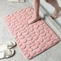 Pebble Stone Bathroom Carpet Toilet Floor Mat Door Mat