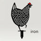 Chicken Yard Art Outdoor Garden Back Yard Gazon Stakes Hen Yard Decor