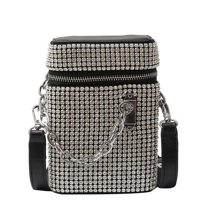 Personalized Rhinestone Shiny All-Match Messenger Bag