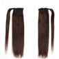 Real Hair Velcro Ponytail Long Hair Seamless Extension Wig Braids