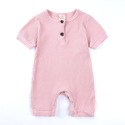 Baby Bag Fart Clothes Pit Striped Crawling Clothes