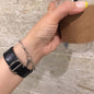 Minimal Design Sense Bracelet For Women Sterling Silver Luck Bear Bunny Letters