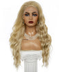 Golden Big Wave Long Chemical Fiber Lace Wig Female Headgear