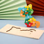 Children's Cartoon Number Animal Puzzle
