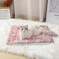 Thick Cotton Linen Lamb Wool Blanket Kennel Dog Mat Pet Supplies