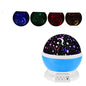 LED Projector Light USB Starry Sky Night Light Rotating Bedside Table Lamp For Kids Home Decoration Desk Light Atmosphere