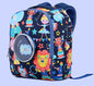 Korean Children''s Cartoon Schoolbag Customized Kindergarten Load