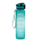1L Tritan Water Bottle With Time Marker Bounce Cover Motivational Water Bottle Cycling Leakproof Cup For Sports Fitness Bottles