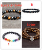 Natural Tiger Eye Stone Bracelet - Handwoven Healing Crystal Bracelet for Men & Women