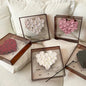 Transparent Acrylic Flower Box Eternal Flower Love CD Valentine's Day Gift