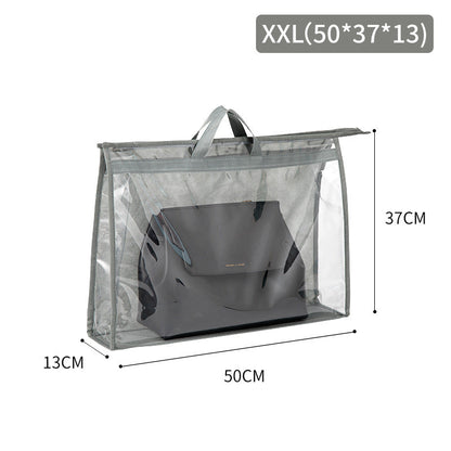 Bag Dust Bag Wardrobe Hanging Bag Storage Bag Pvc Transparent Waterproof Leather Bag Protection Storage Hanging Bag