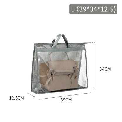 Bag Dust Bag Wardrobe Hanging Bag Storage Bag Pvc Transparent Waterproof Leather Bag Protection Storage Hanging Bag