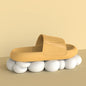 Slipper Female Summer Indoor Home Thickened Bottom Anti Slip Net Red Couple Bath Bathroom Home Cool Slipper Male