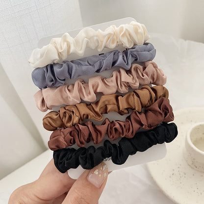 Colored Fabric Simple Large Intestine Ring